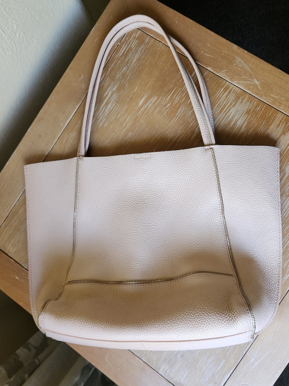 Botkier Blush Pink Leather Tote Bag